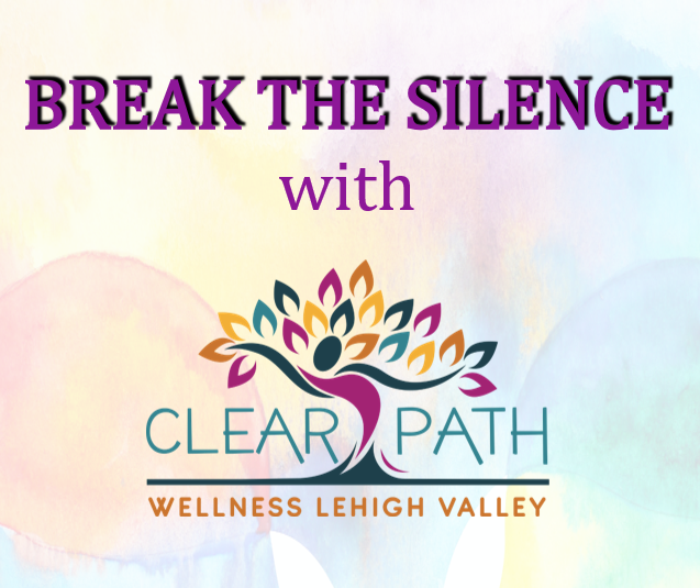 colorful promo image for break the silence event